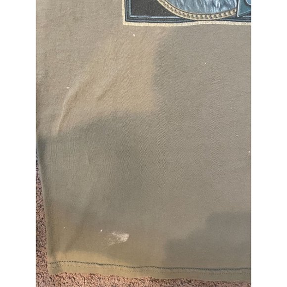 Vintage Rare Grey Wolf Nature Animal Shirt Santee L Howling - Picture 4 of 5